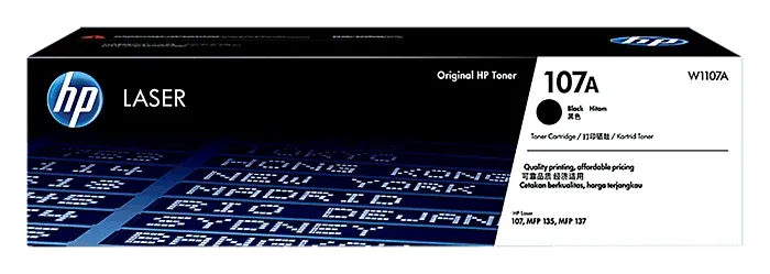 HP 107A Black Original Laser Toner Cartridge For Model HP Laser 100 Printer series, HP Laser MFP 130 Printer series