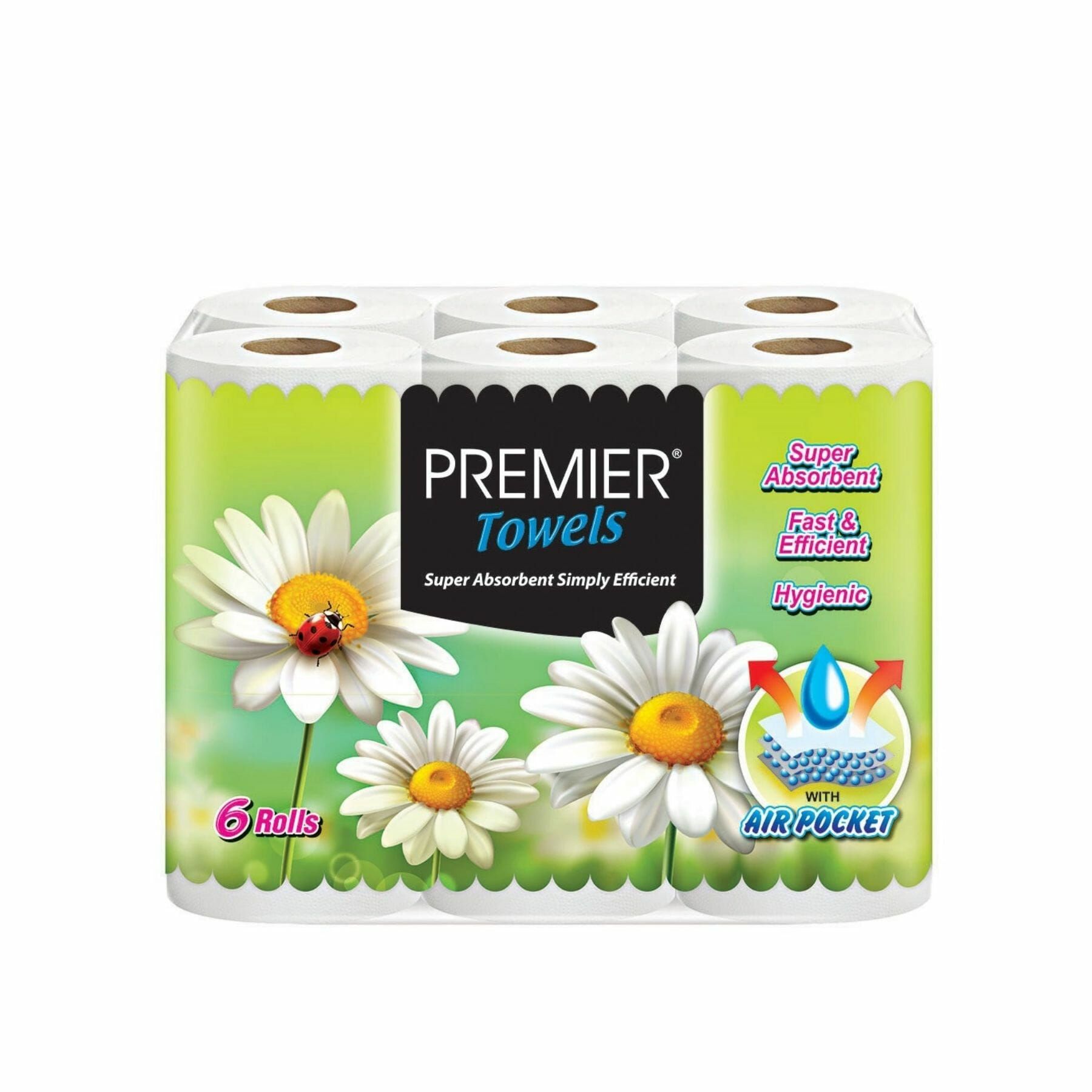 PREMIER FACIAL PREMIER TISSUE KITCHEN (6 ROLL)