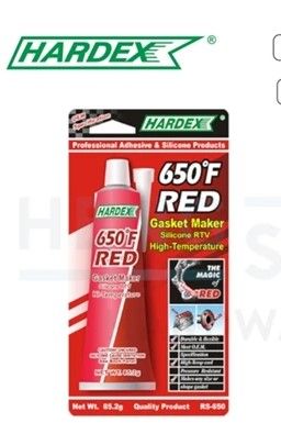 HARDEX 650掳F RED GASKET MAKER