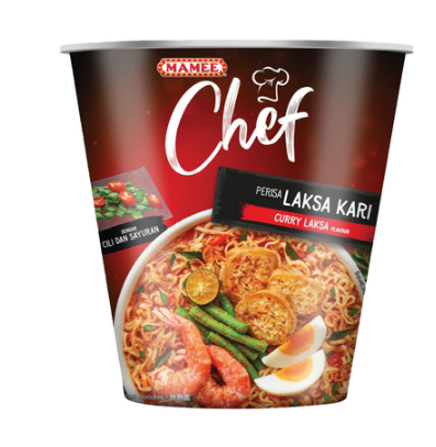 Mamee Chef Cup Curry Laksa 24 Cup x 72g