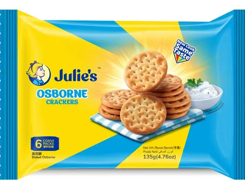 Julie's Osborne Crackers 135g