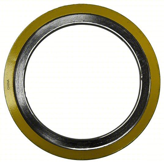 Class 150 Spiral wound gasket : ASME B16.20 Graphite Filler, 316 Stainless Steel Winding, For 3/4"-1"in Pipe, 1 in ID