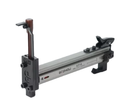 ST18 Manual Nail Gun Woodworking Nailer Wainscoting Concrete Furniture Floor Sofa Picture Aluminum Alloy Frame (With Bullet)