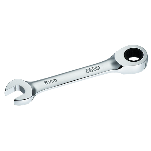 M10 Stubby Gear Ratchet Combination Wrench (3/8" inch)