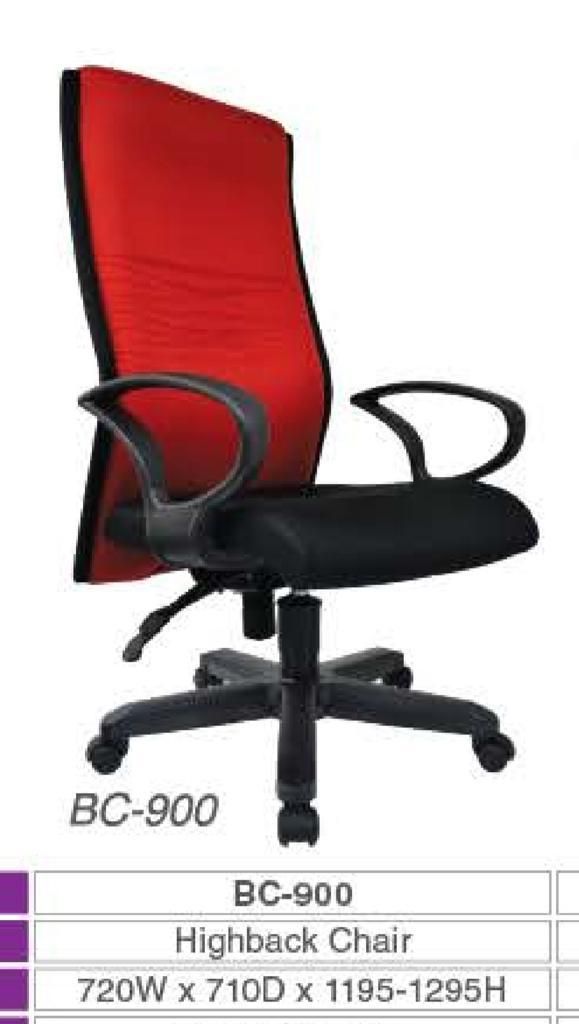 ERGONOMIC BC-900 FABRIC HIGHBACK CHAIR / Chair / High Back Chair / Fabric / BC-900 / ERGONOMIC CHAIR / OFFICE CHAIR