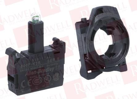 Allen Bradley Light Block, LED Illumination, Screw Terminals - 800F-PN7W