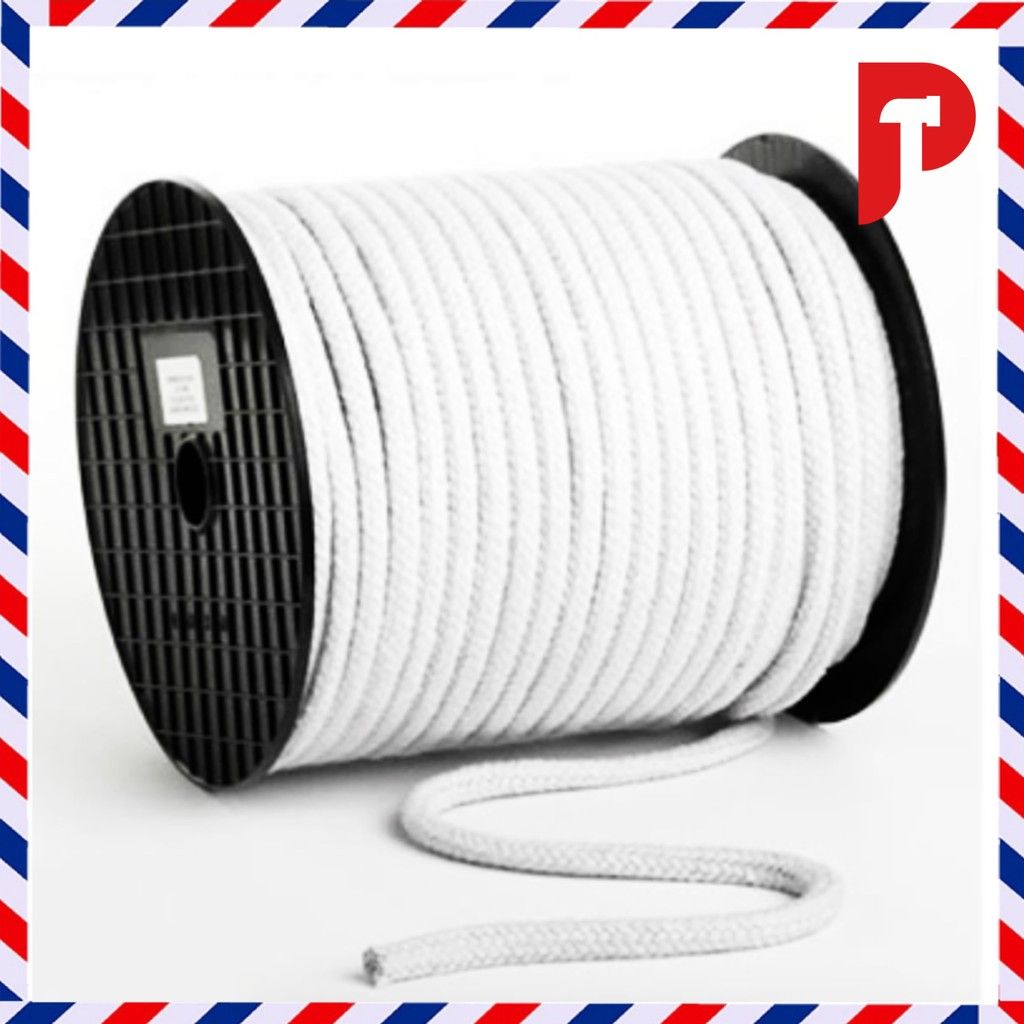 Putih Tali Bendera Polyster - 6mm x 32Meter (Approx.)