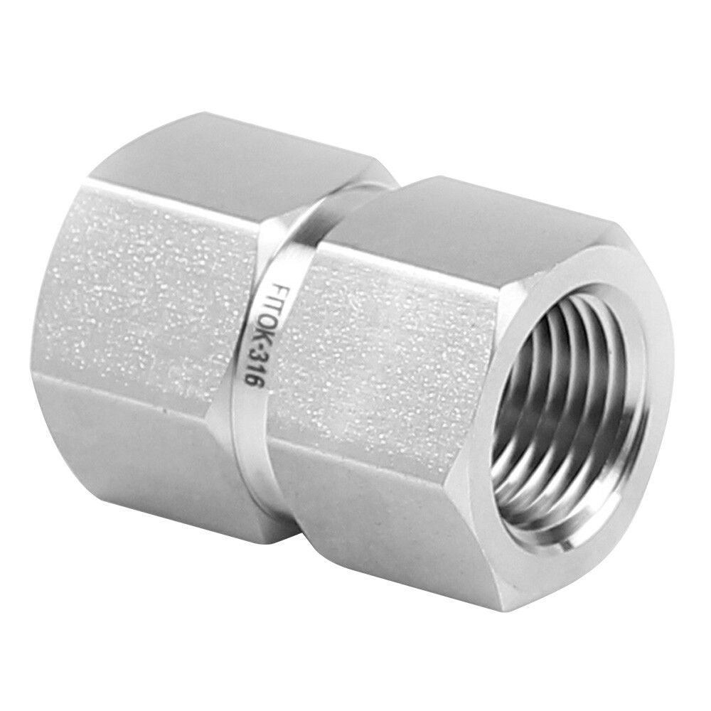 FITOK SS316 Hex Coupling - 3/4" x 3/4" (F) NPT   SS-PCG-NS12