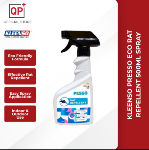 KLEENSO PRESSO ECO RAT REPELLENT 500ML SPRAY l PENGHALAU TIKUS l 驱鼠剂-