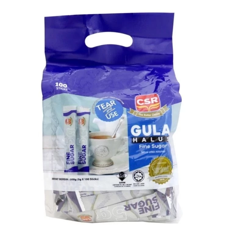 CSR Fine Sugar Stick Sachet-100's x 5g