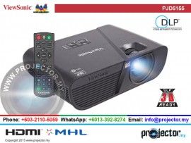 VIEWSONIC PJD5155 SVGA 3300 LUMENS PROJECTOR