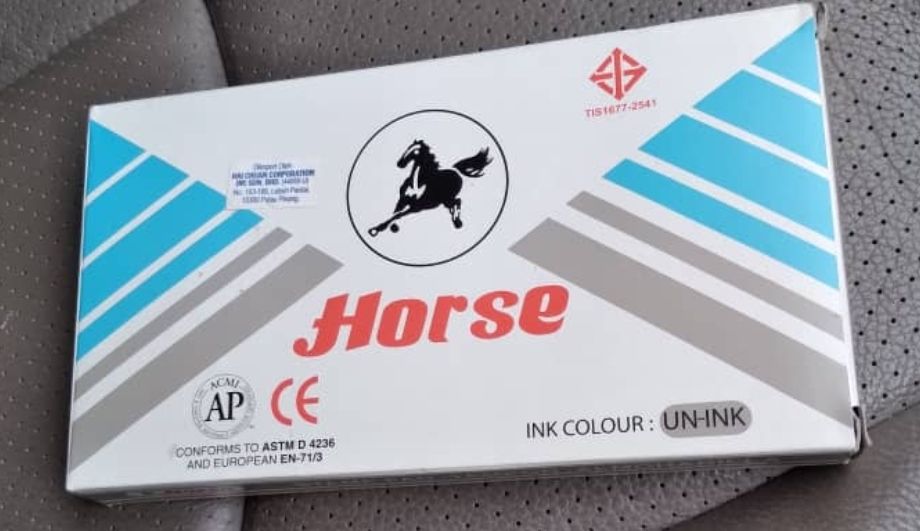 Horse Stamp Pad Besar
