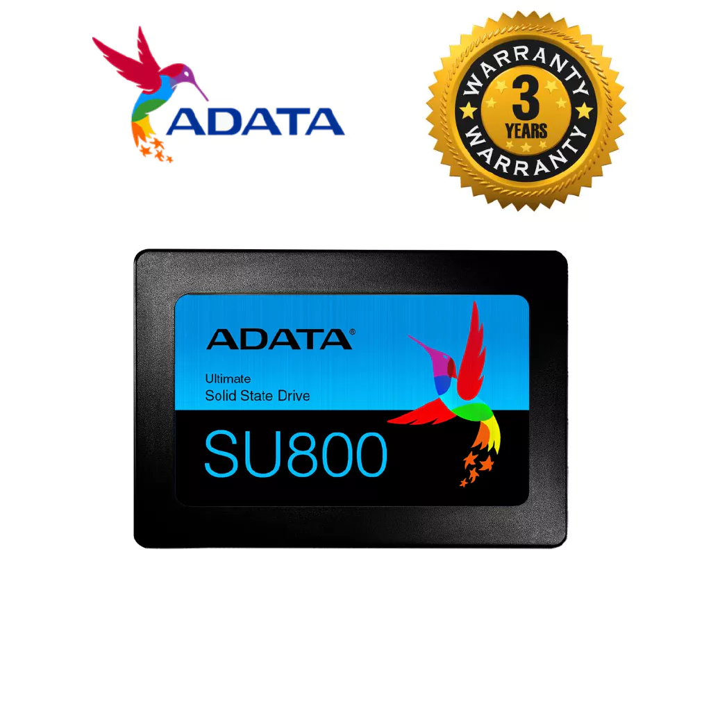 ADATA SU800 3D-NAND SATA III SSD (2.5") - 256GB/512GB/1TB