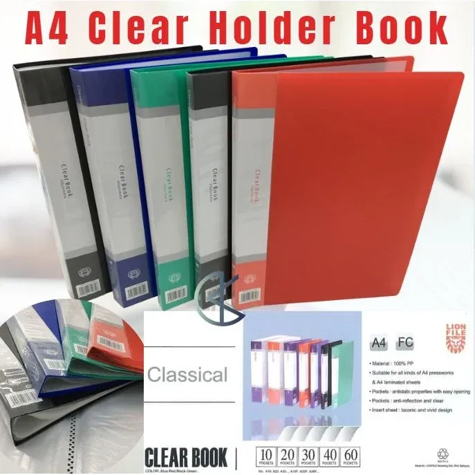 CLEAR HOLDER FILE 60 POC