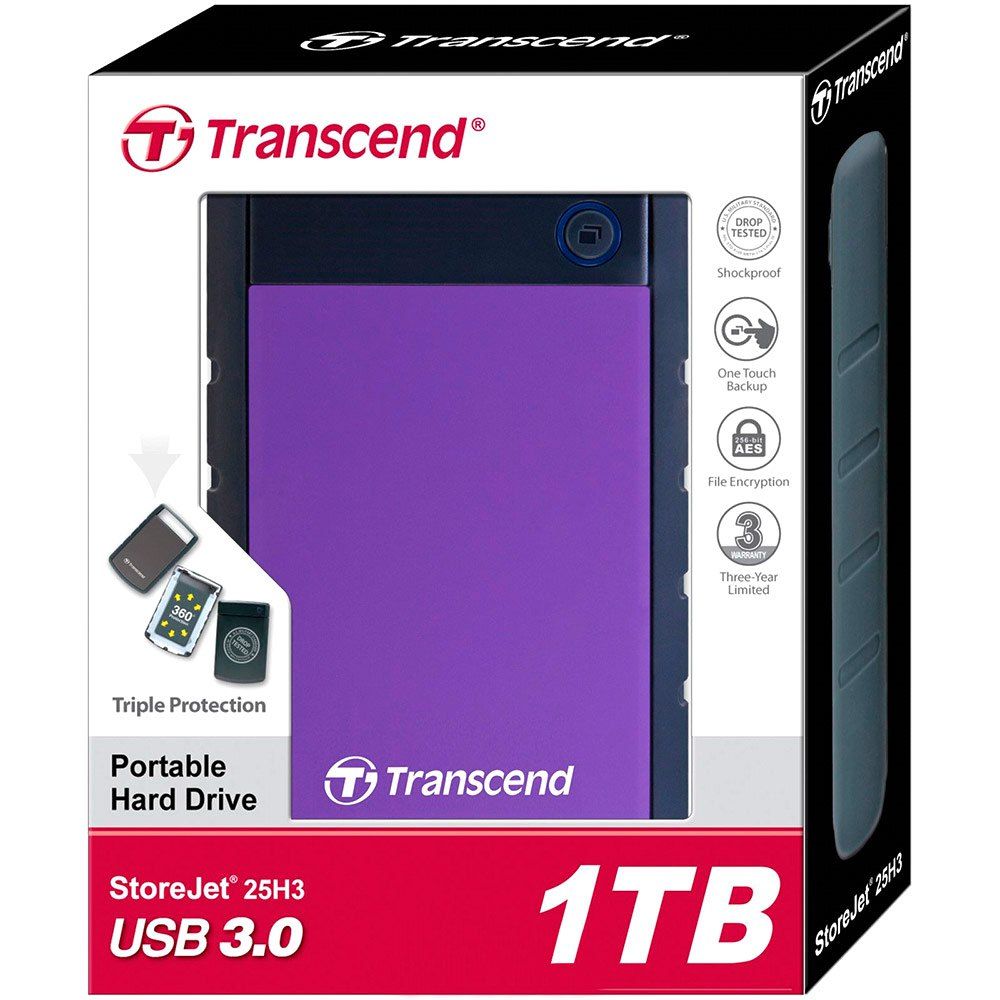 Transcend StoreJet 25H3 2.5 USB 3.1 1TB