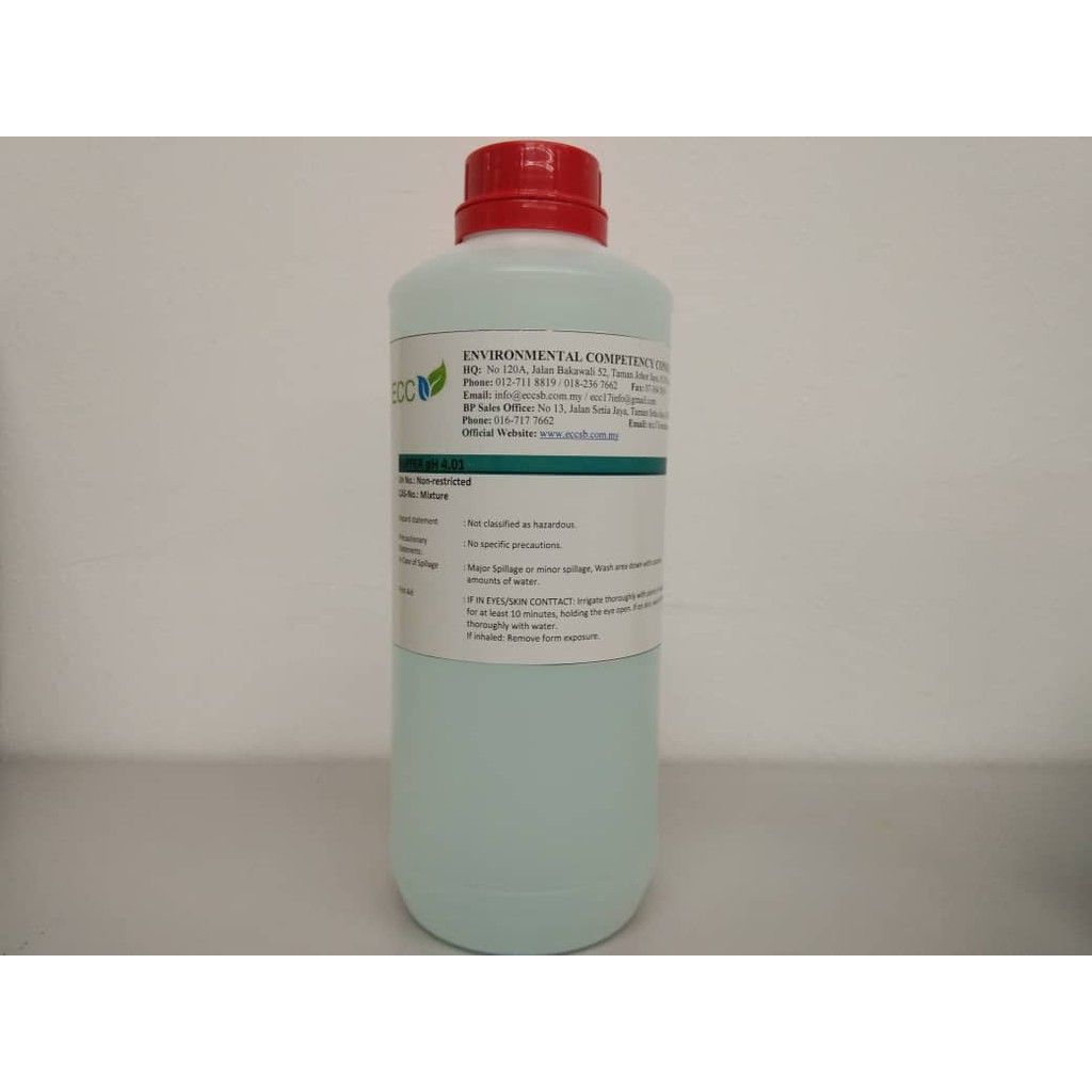 Coloured pH Buffer Solution 1 L (pH4.01 / pH7.01 / pH10.01)