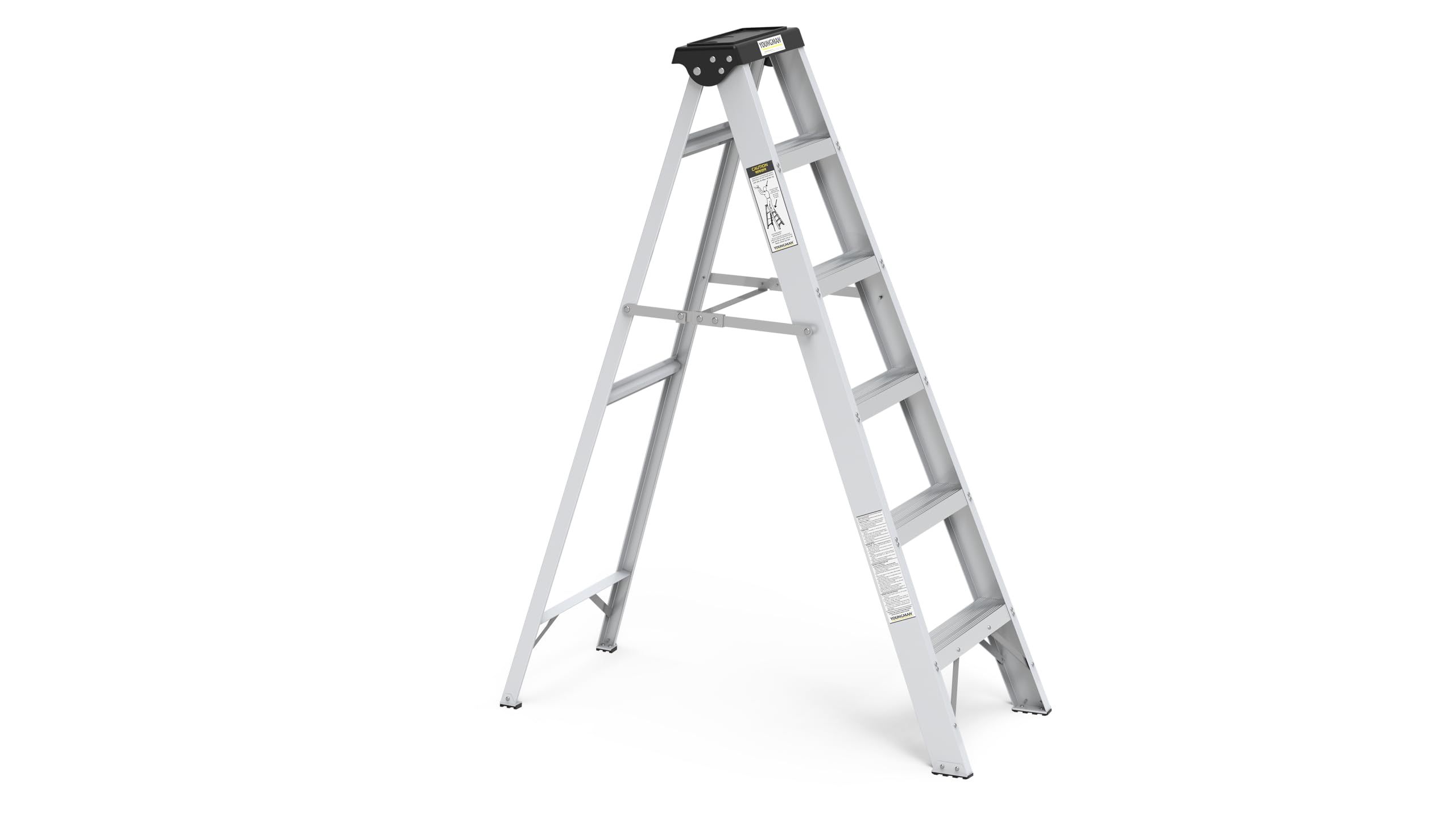 Others *LADDER, FOLDING HEAVY DUTY ALUMINUIM LADDER, 6ft - "A" HEIGHT