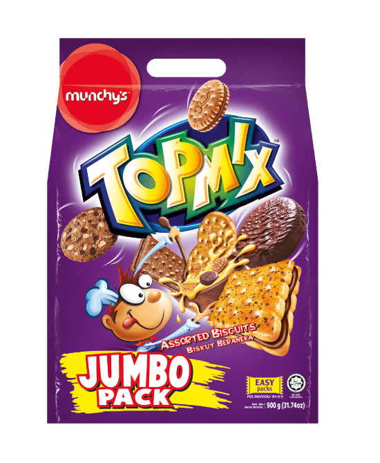 (Loose Pack) Munchy’s Topmix Assorted 900 g