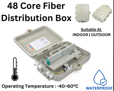 48 CORE OUTDOOR WATERPROOF ABS FIBER DISTRIBUTION BOX – FDB301