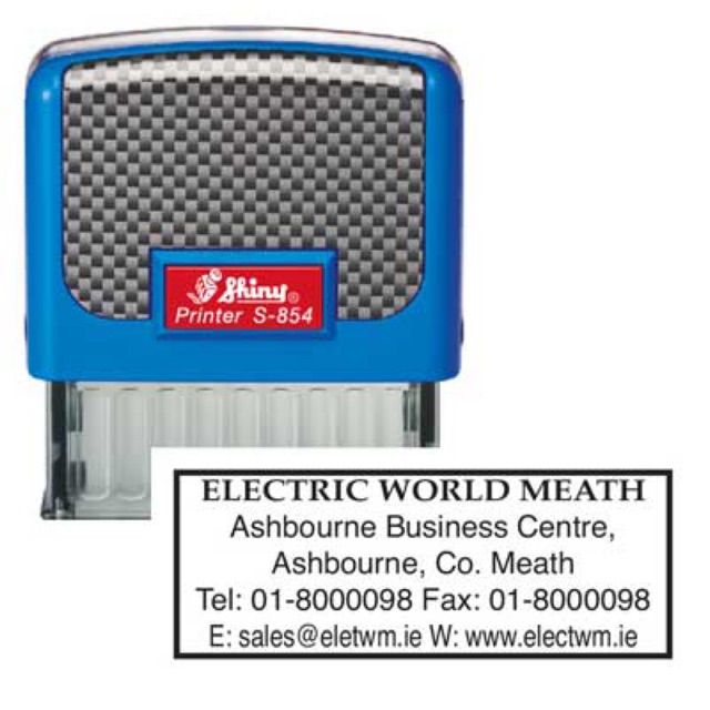 Shinny Self-Inking Stamp S-854