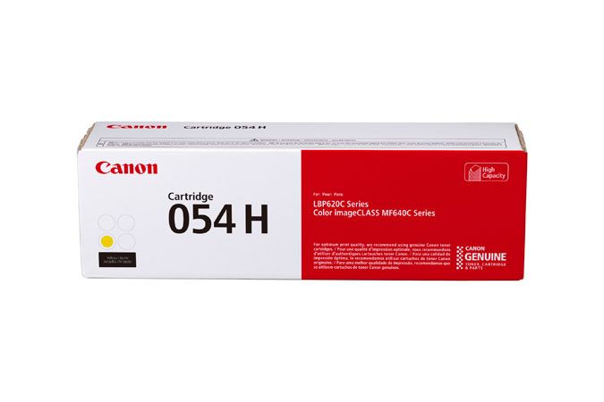 Canon 054H Yellow Toner Cartridge 2.3k