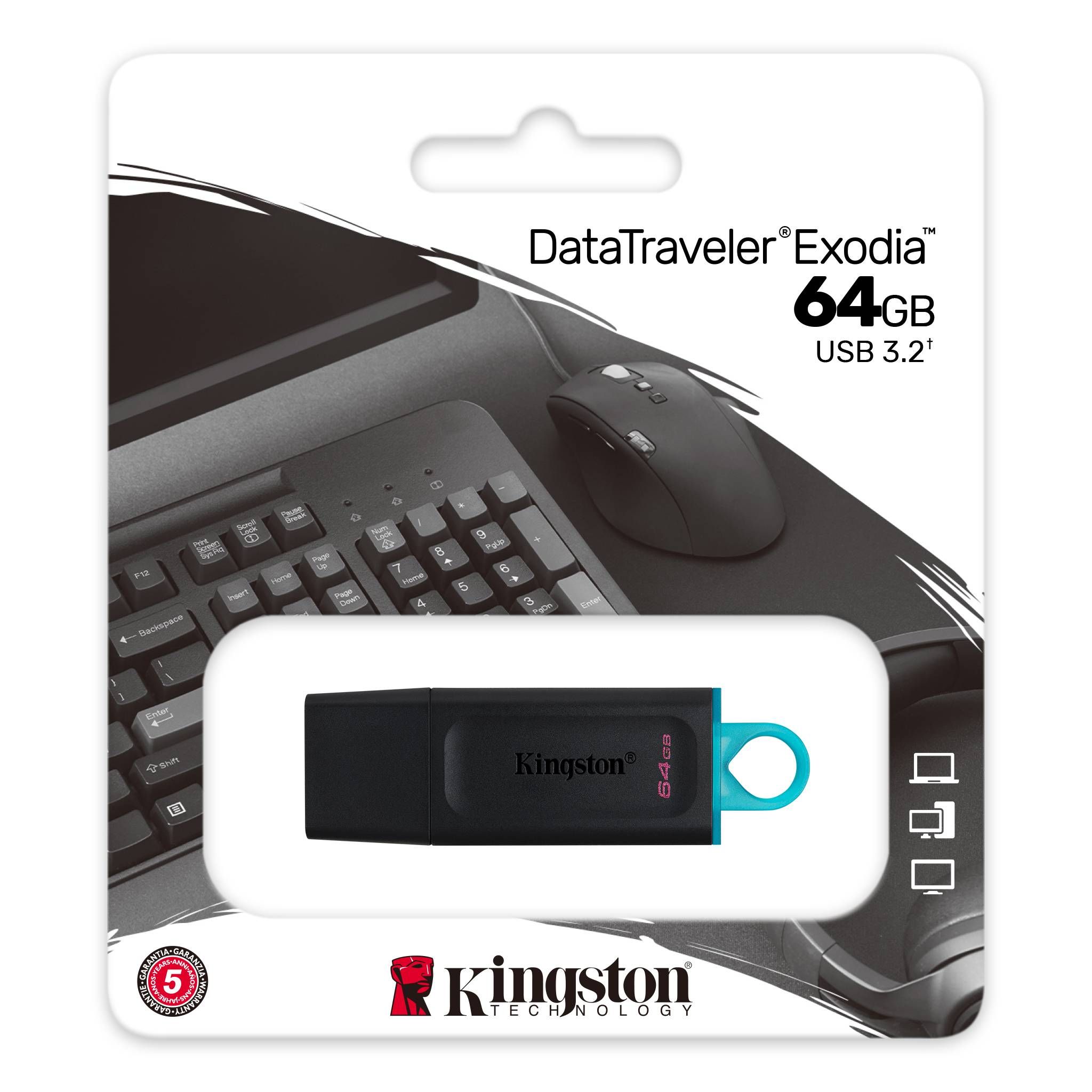 KINGSTON 64GB PENDRIVE / DATA TRAVELLER