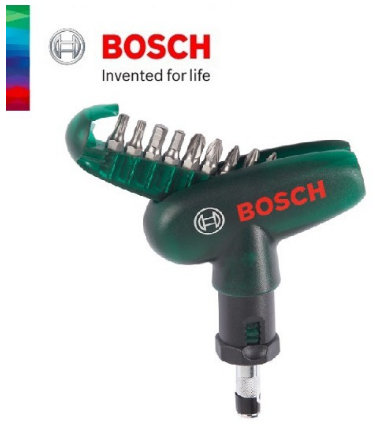 Bosch Pocket Screwdriver Bit Set (10 Pcs)