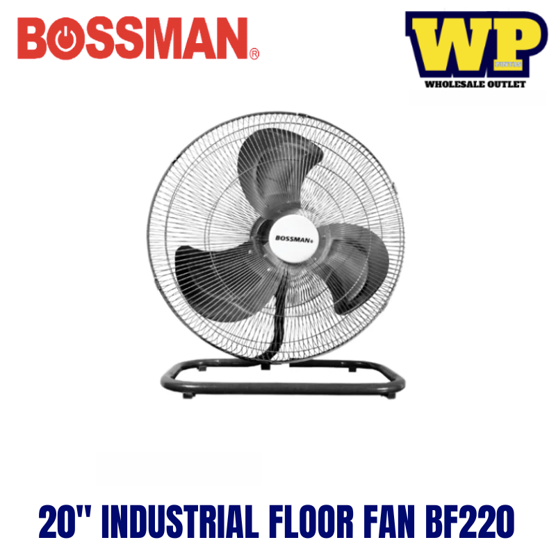 BOSSMAN / BF220 / 20" Inch / HeavyDuty / High Velocity /Industrial Floor Fan / industry fan / kipas angin