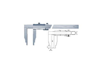 Temo 0-1000mm Long Jaw Vernier Caliper
