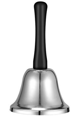 *Silver Hand Held Bell / Hand Bell