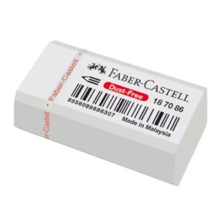 FABER CASTELL - 7086 DUST FREE ERASER 30'S