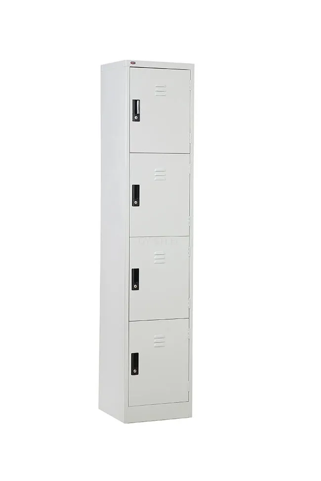 GY314 - Four[4] compartments steel locker, 1829 x 381 x 457 mm
