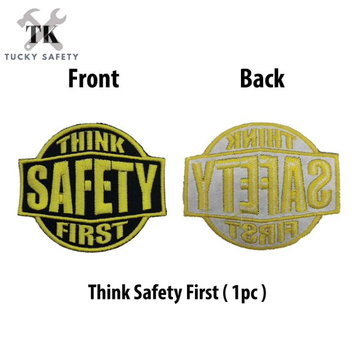 Embroidery Flag Embroidery Logo Badges Flag Malaysia State Flag / Bendera Malaysia Bendera Johor Safety First Petronas 472372-THINK SAFETY FIRST