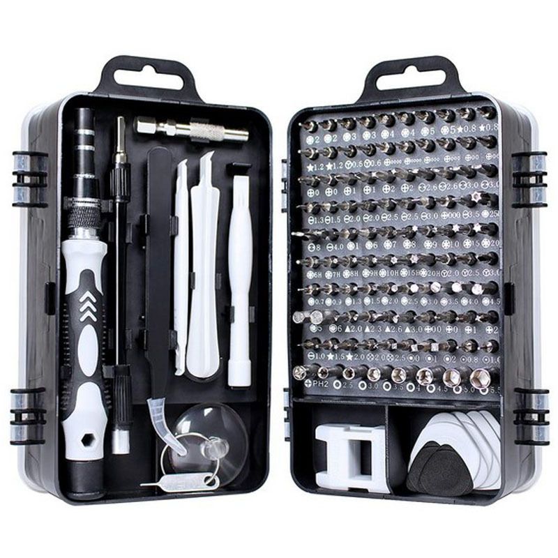 QS 115 in 1 Mini Magnetics Precision Screwdriver Set Multi Computer PC Mobile Phone Device Repair Hand Home DIY Tools