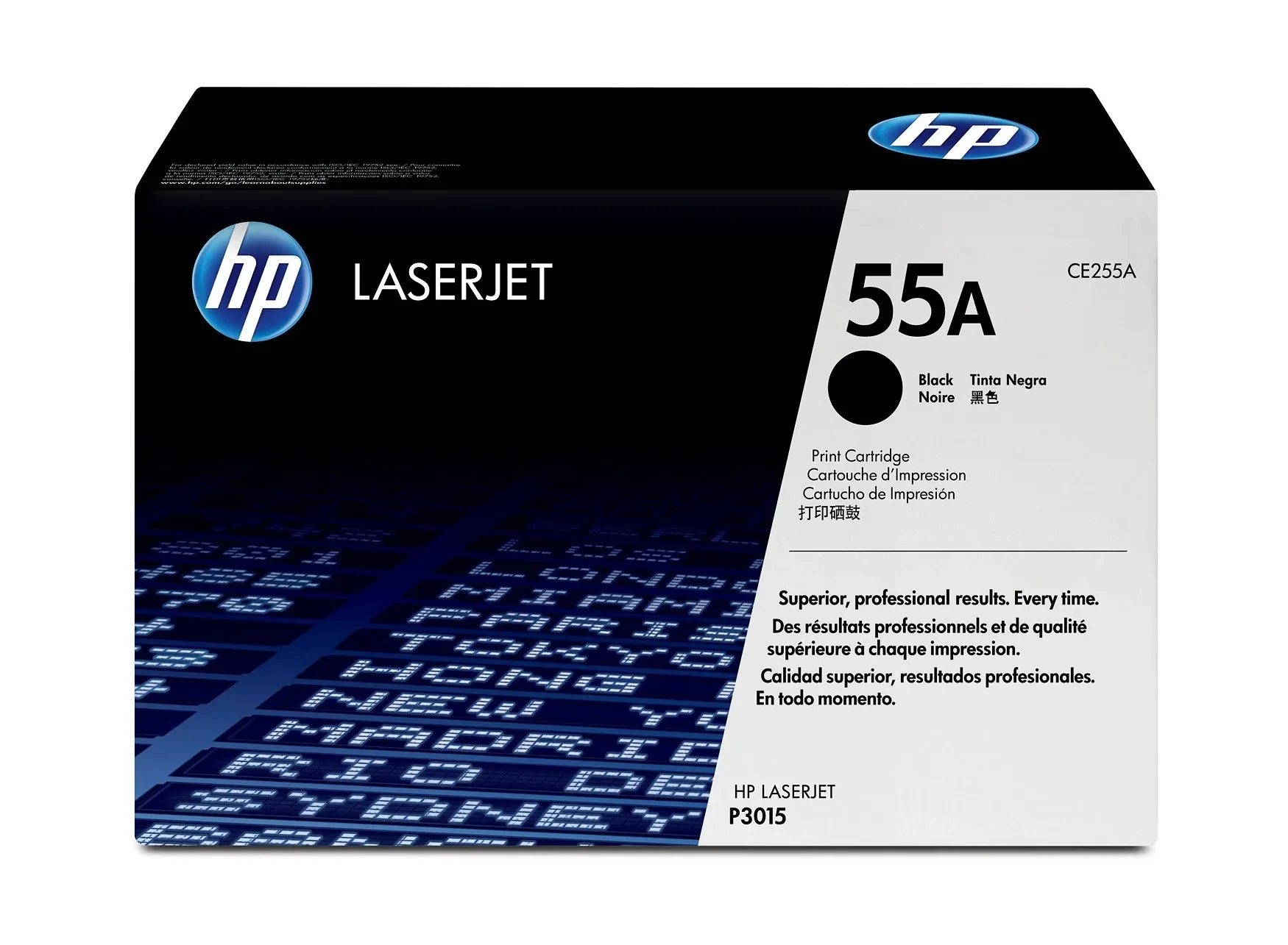 HP CE255A LaserJet Toner Cartridge (HP 55A) Black Colour