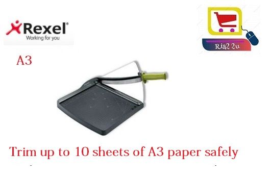 REXEL ClassicCut CL120 PAPER CUTTER & TRIMMER Guillotine Cutter ( A3 ) RTSB