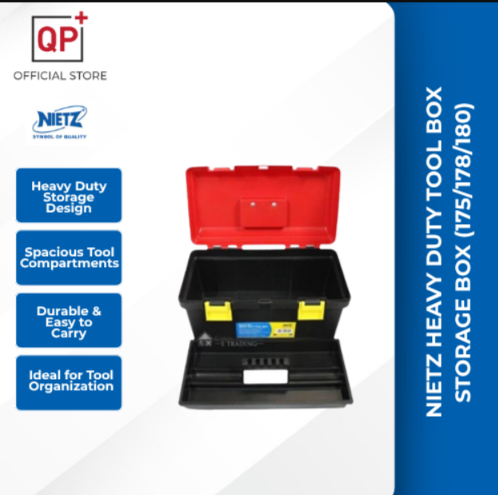 NIETZ HEAVY DUTY TOOL BOX STORAGE BOX KOTAK SIMPANAN KOTA PANCING KOTAK ALAT TUGAS 175 / 178 /180 盒子-178
