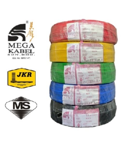 MEGA CABEL 1.5 mm2 PVC INSULATED CABLE WIRE - FREE DELIVERY OCHA MEGA CABEL 1.5 mm2 PVC INSULATED CABLE WIRE - FREE DELIVERY