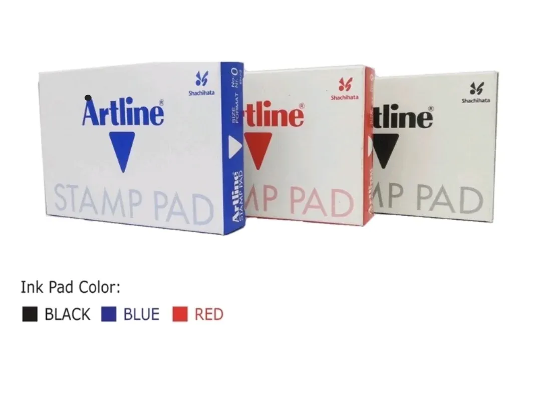 Artline Stamp Pad No 2 (Biru, Merah, Hitam)