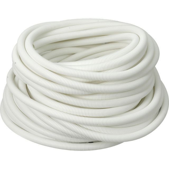 PVC C.F. CORR. CONDUIT 3/4" (20MM) x 40M WHITE