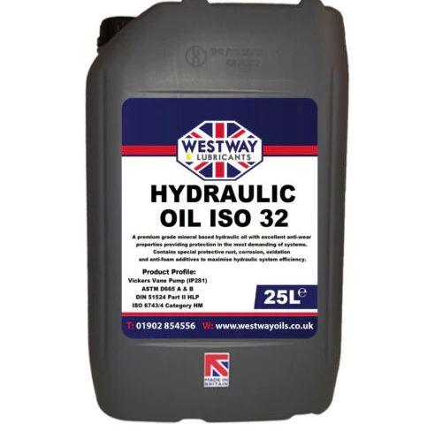 Westway 25 Litres of Hydraulic Oil ISO 32