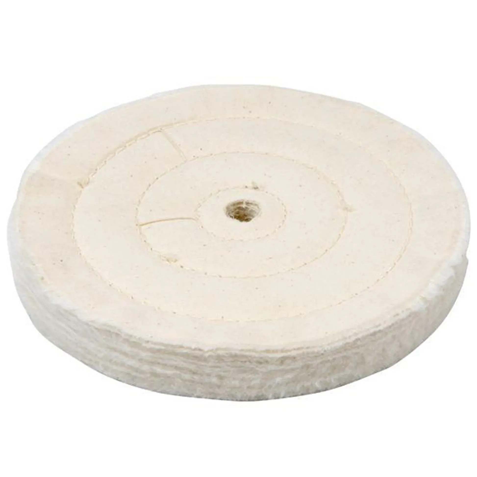 Buffing Wheel Textile 8" x 1.5" Thk Soft Satin