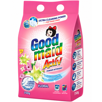 GOODMAID ACTIV Powder Detergent 750g - Floral