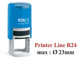 COLOP Round Self-Inking Text Stamp R24 24mm
