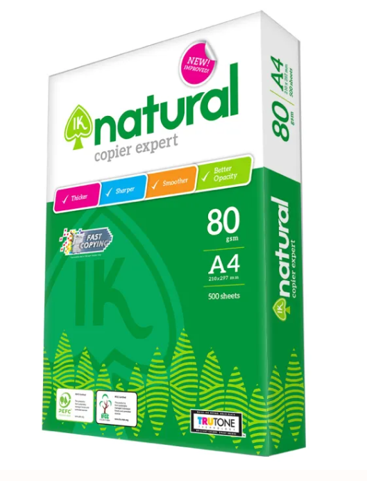 A4 80g IK Natural 500's