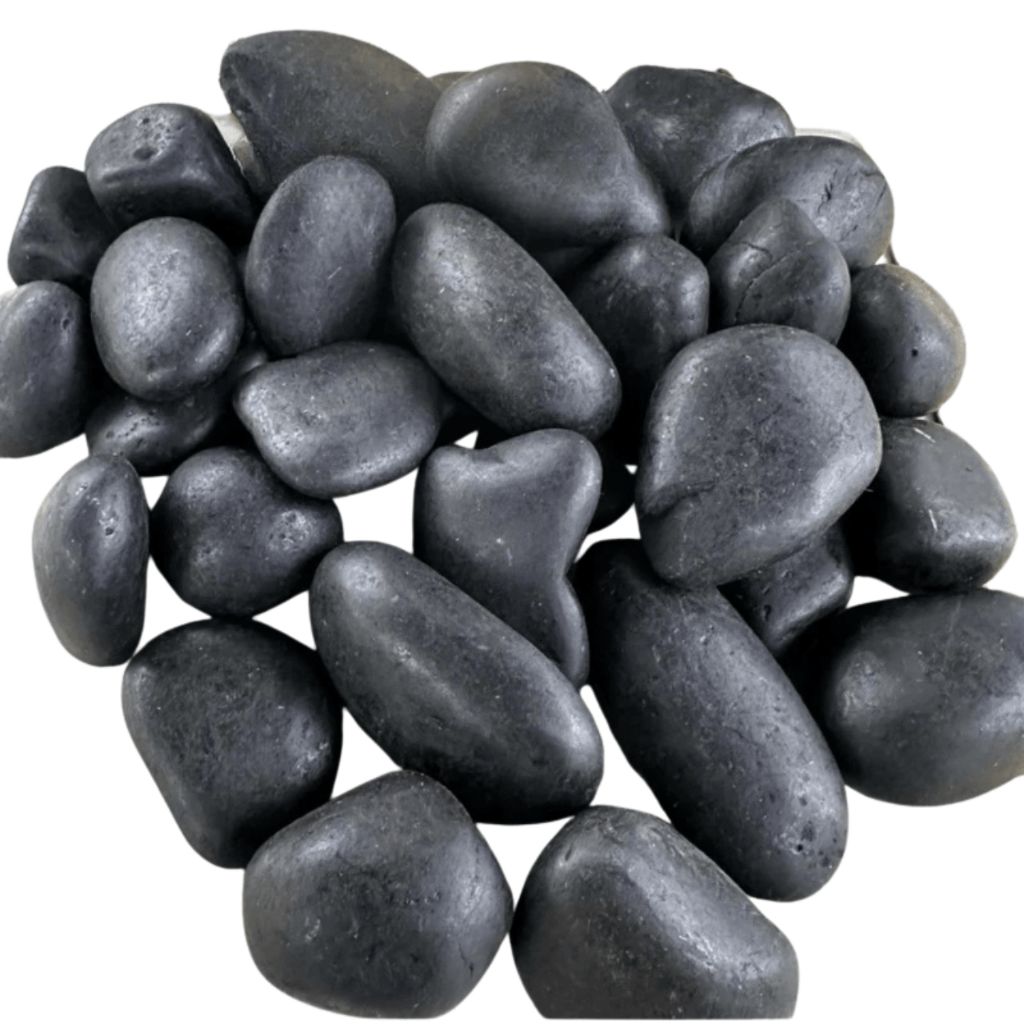 18KG (3-5 cm) Black River Pebble Gardening Landscape Decor Masaage Stone Batu Hiasan Batu Refleksologi