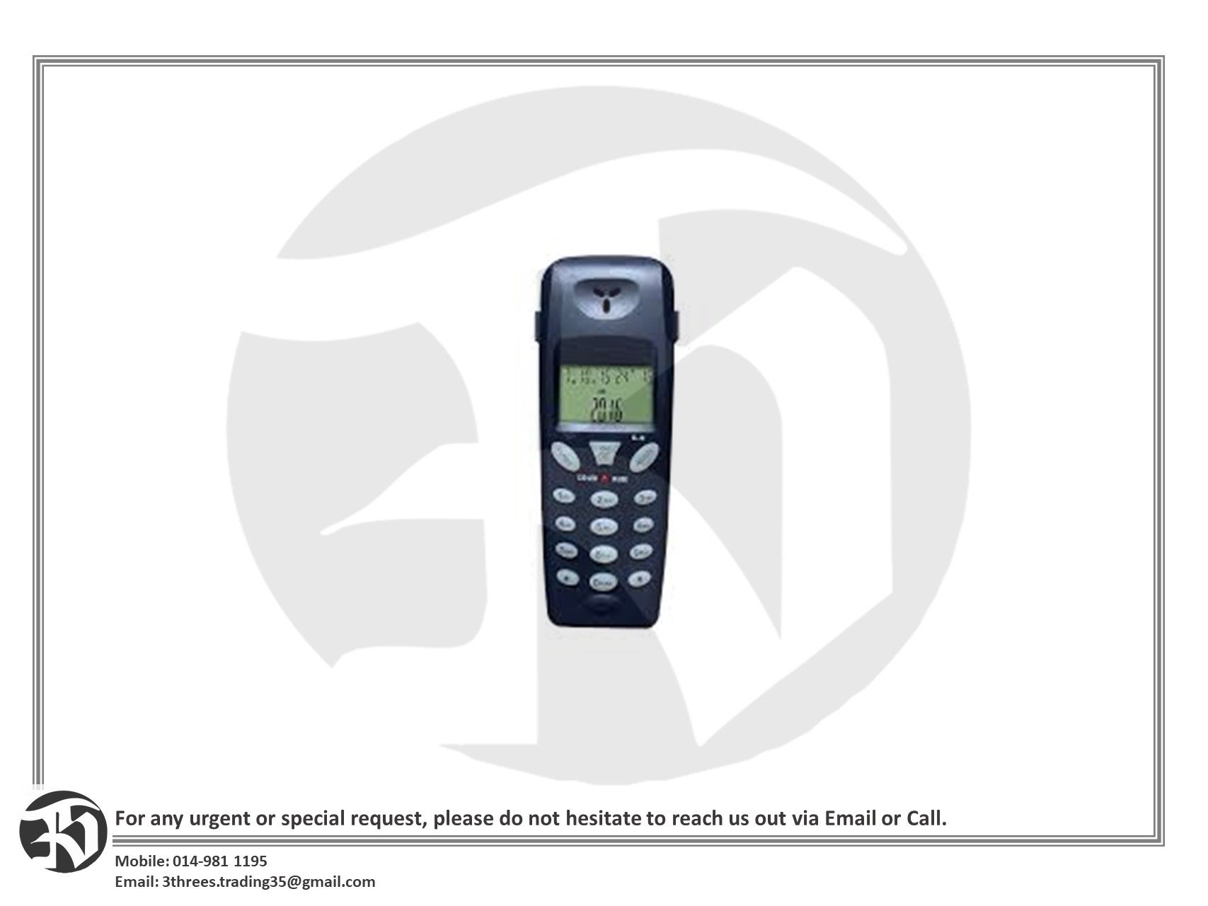 Corded Phone Landline Telephone Button Home Office Set