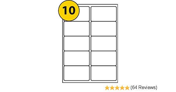 STICKER LABEL 250 10'S (400 PCS)