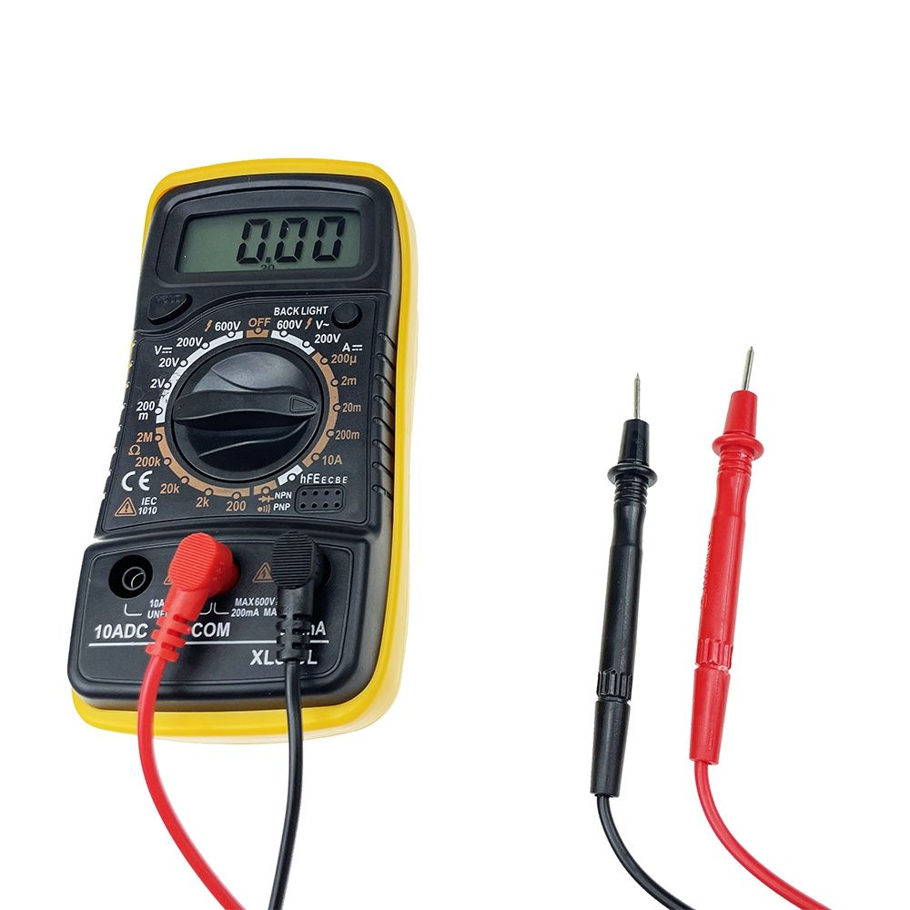 XL830L Pocket Digital Multimeter Voltage Tester Home Measuring Tools Multi-Tester Test AC/DC Current, Resistance