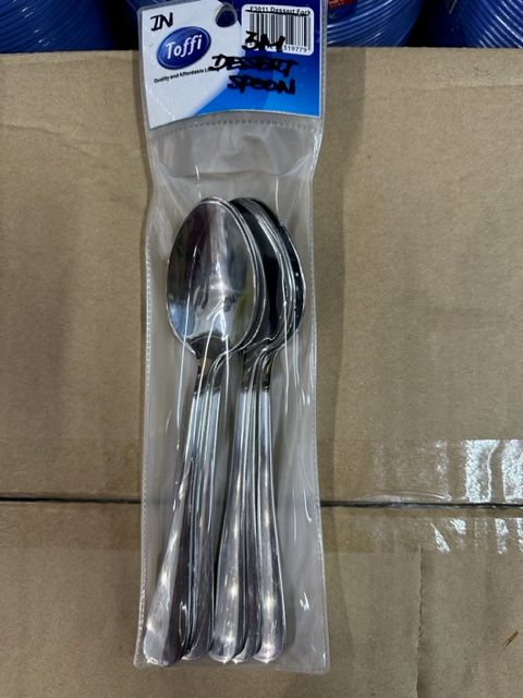 Toffi Spoon Stainless Steel 6pcs (For Event)